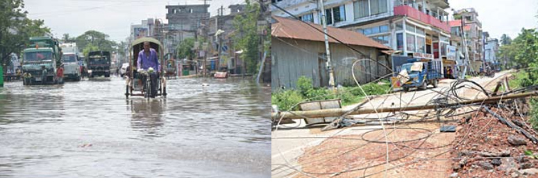 Agartala after thunderstorm